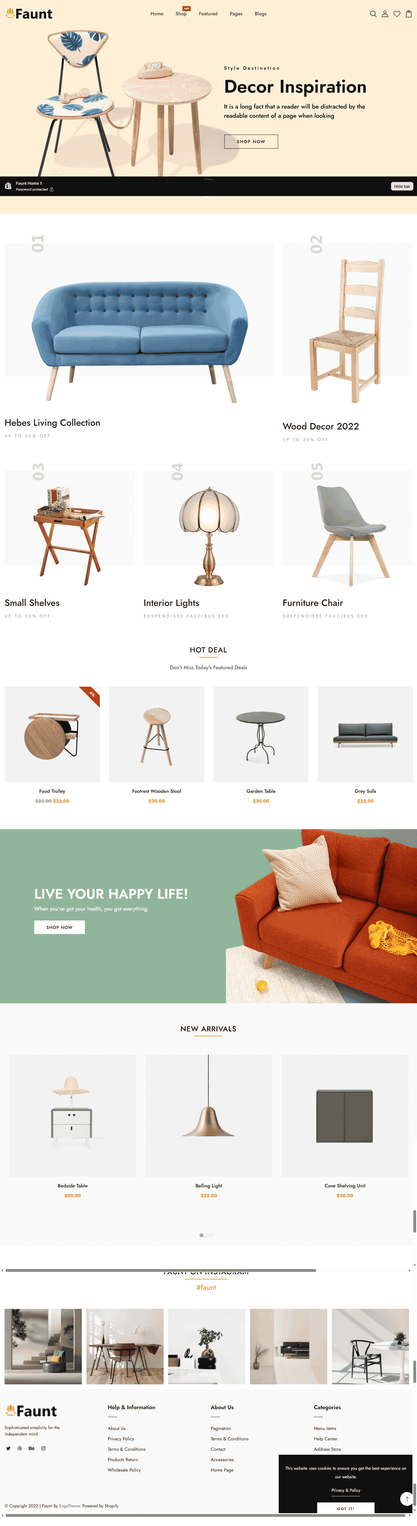 Faunt Shopify eCommerce