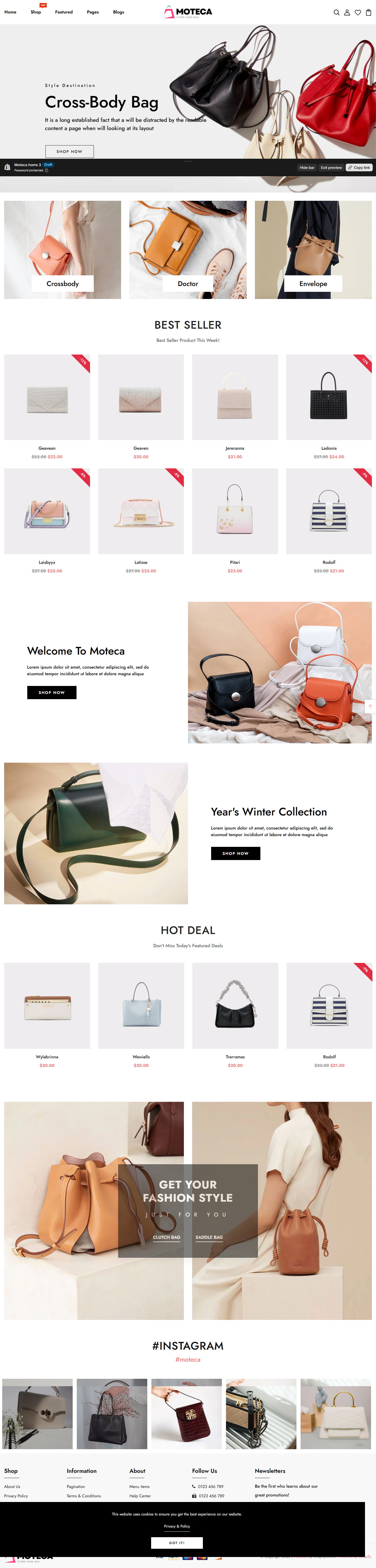 Moteca Shopify Store
